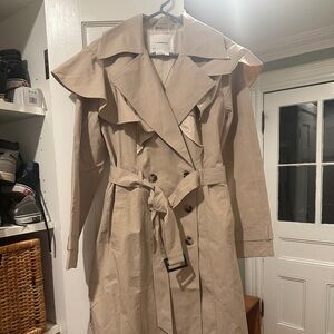 Anthropologie Beige Trench Coat